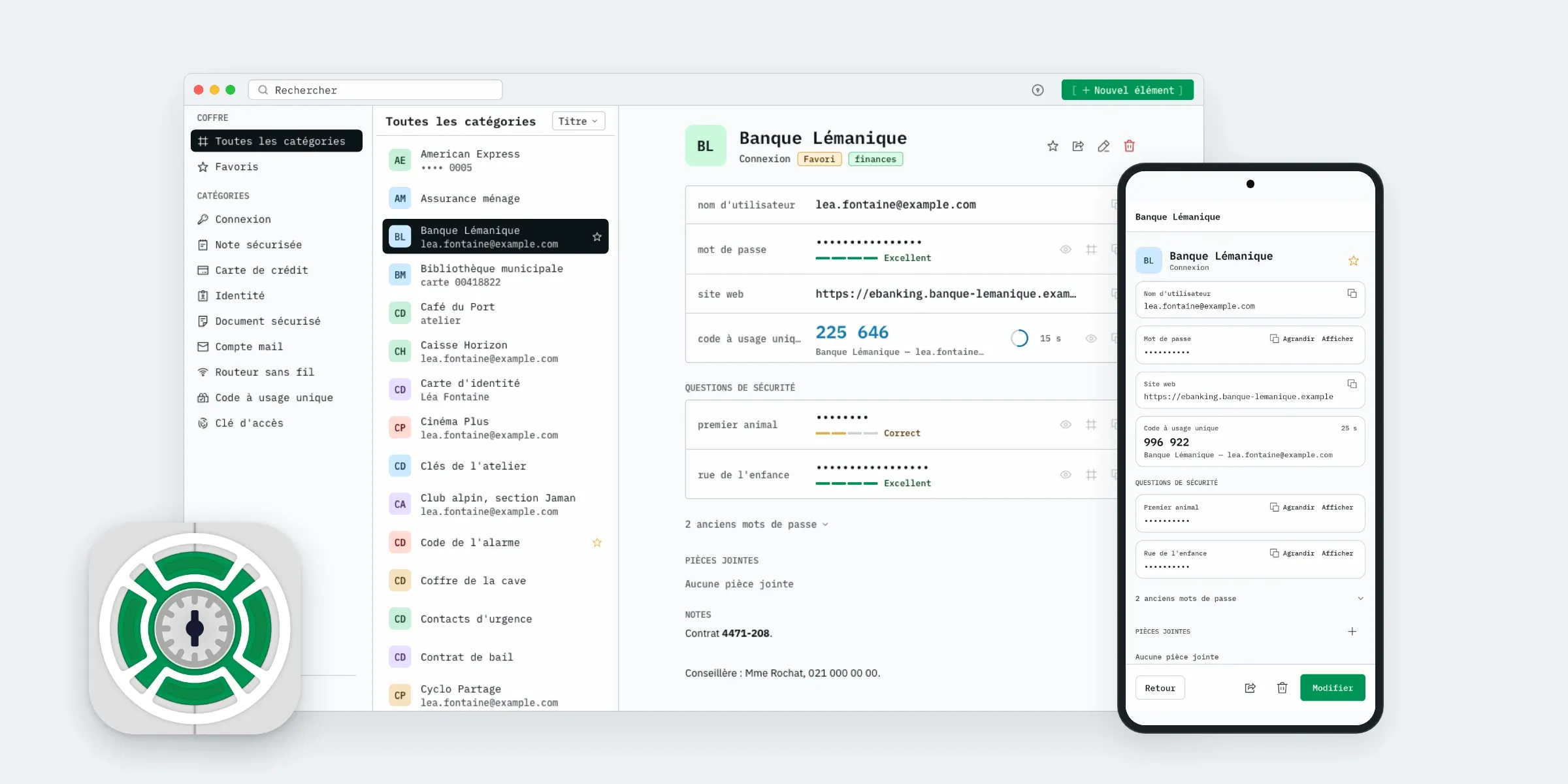 Vault sur Mac et sur Android