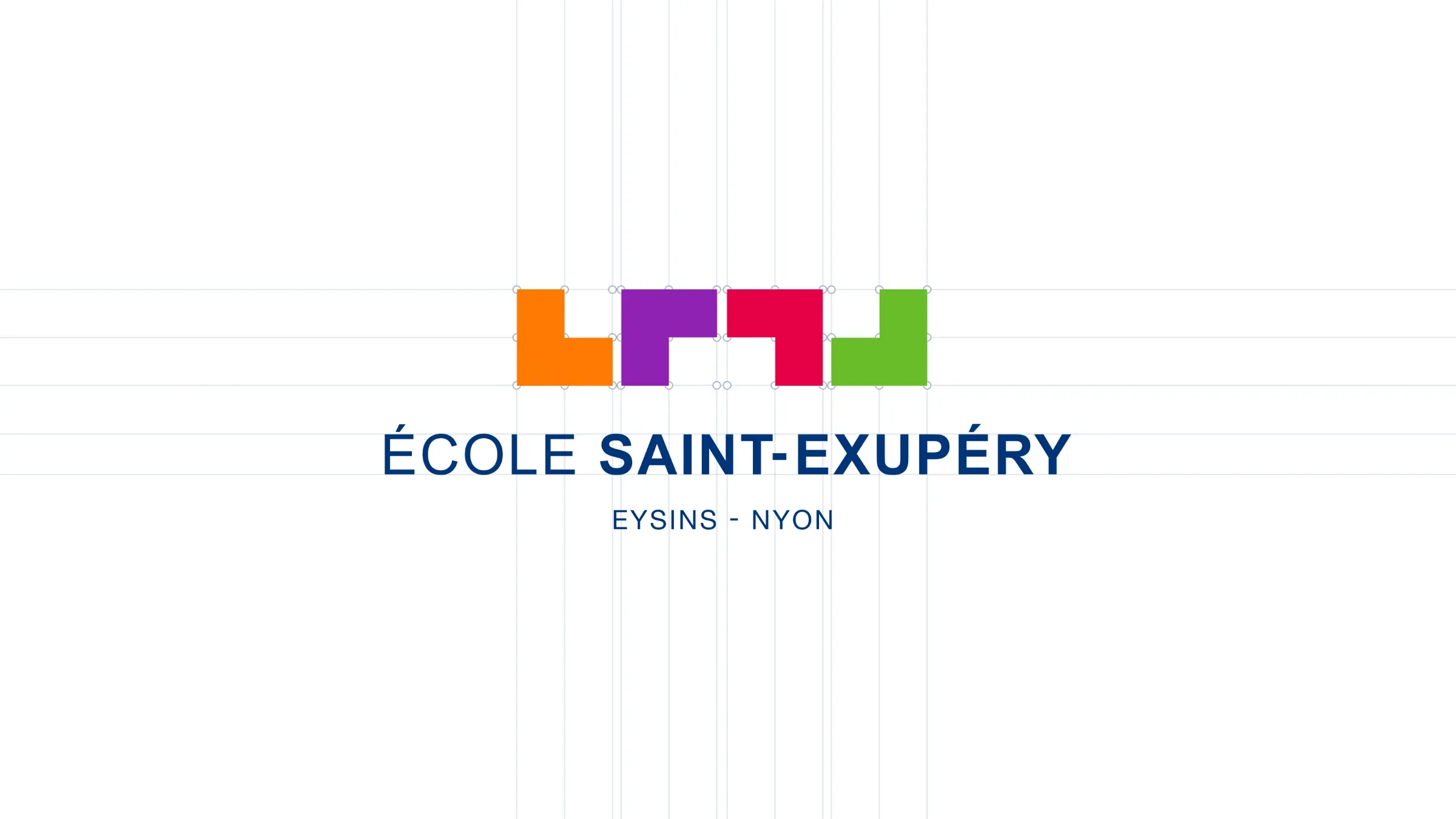 Le logotype de l'École Saint-Exupéry, Eysins · Nyon