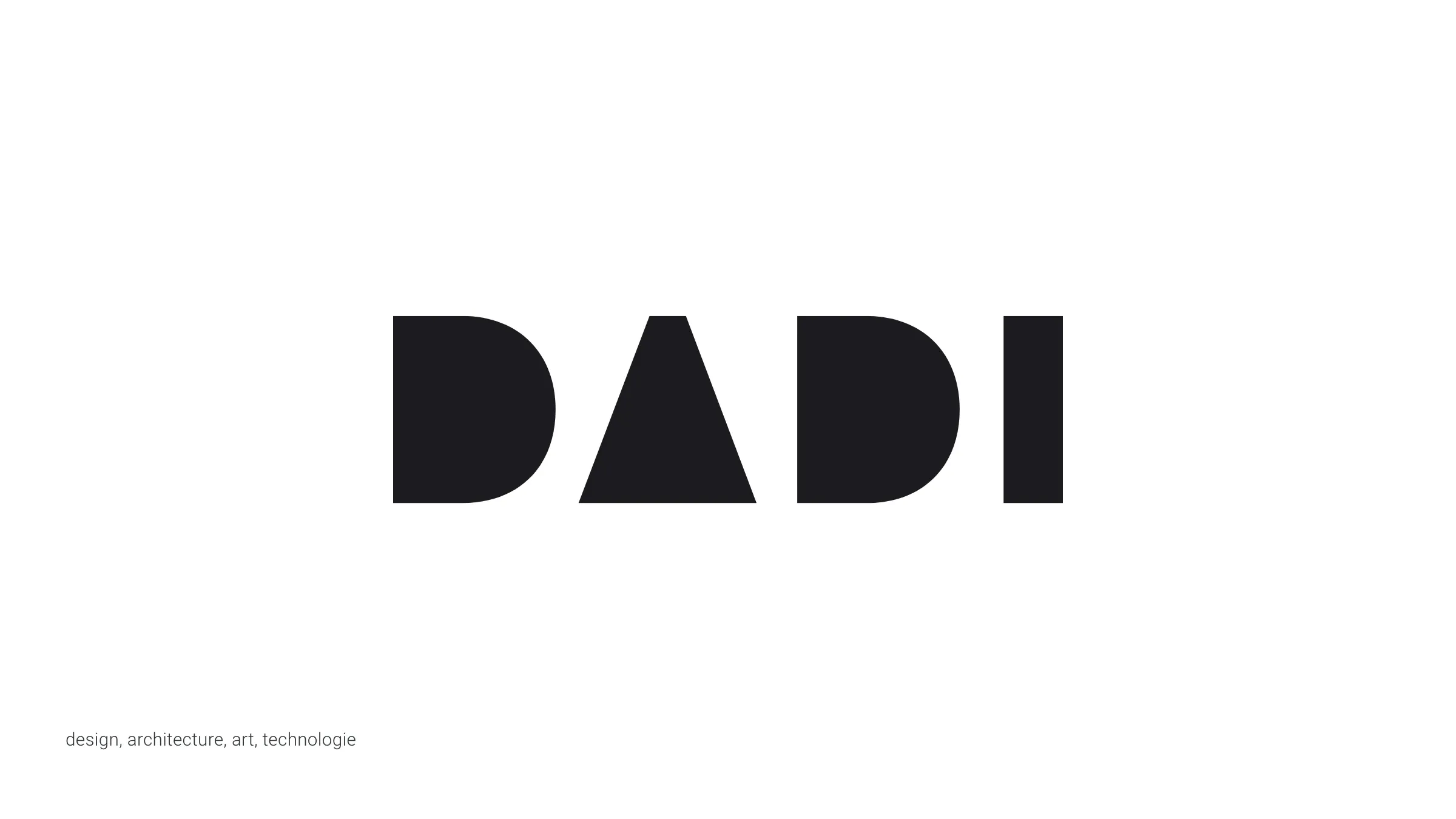 Le logotype DADI, en noir sur blanc