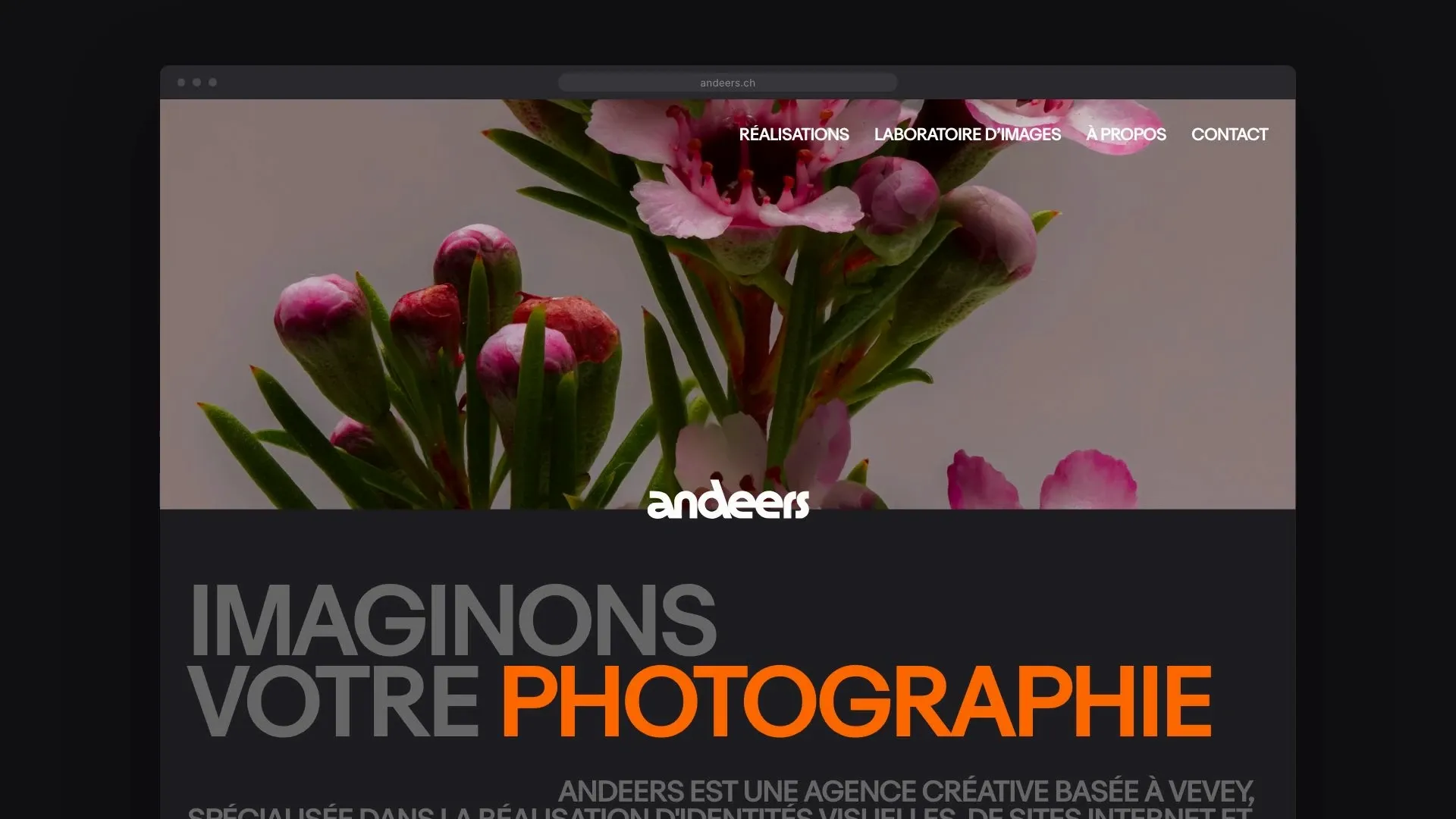 Les disciplines défilent sur l’accueil, chacune sur sa photo
