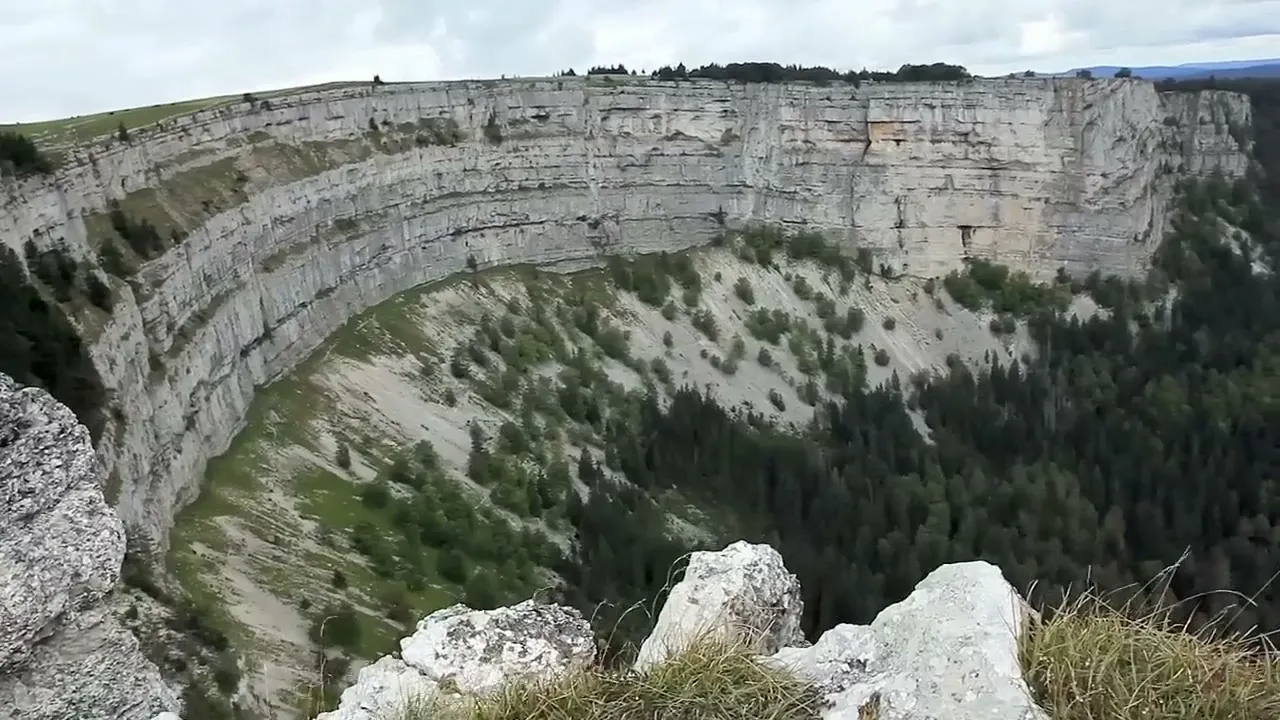 Le Creux du Van, dans le Jura neuchâtelois