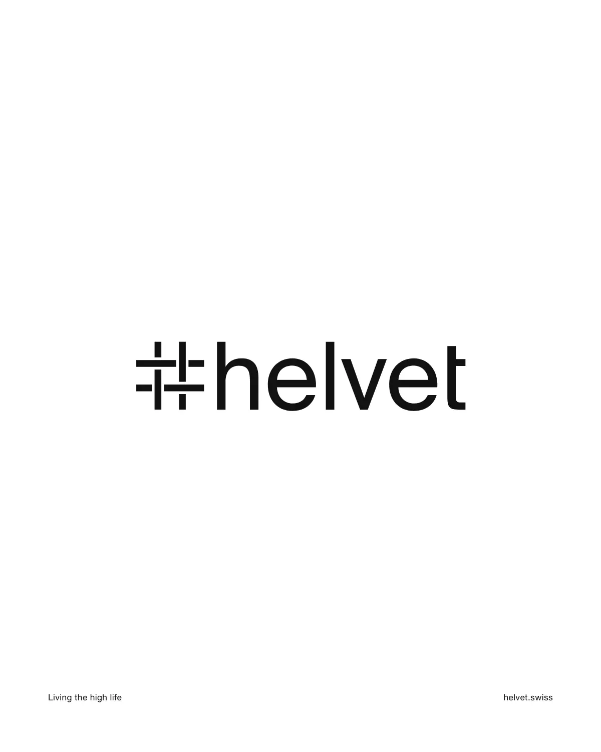 Le logotype helvet