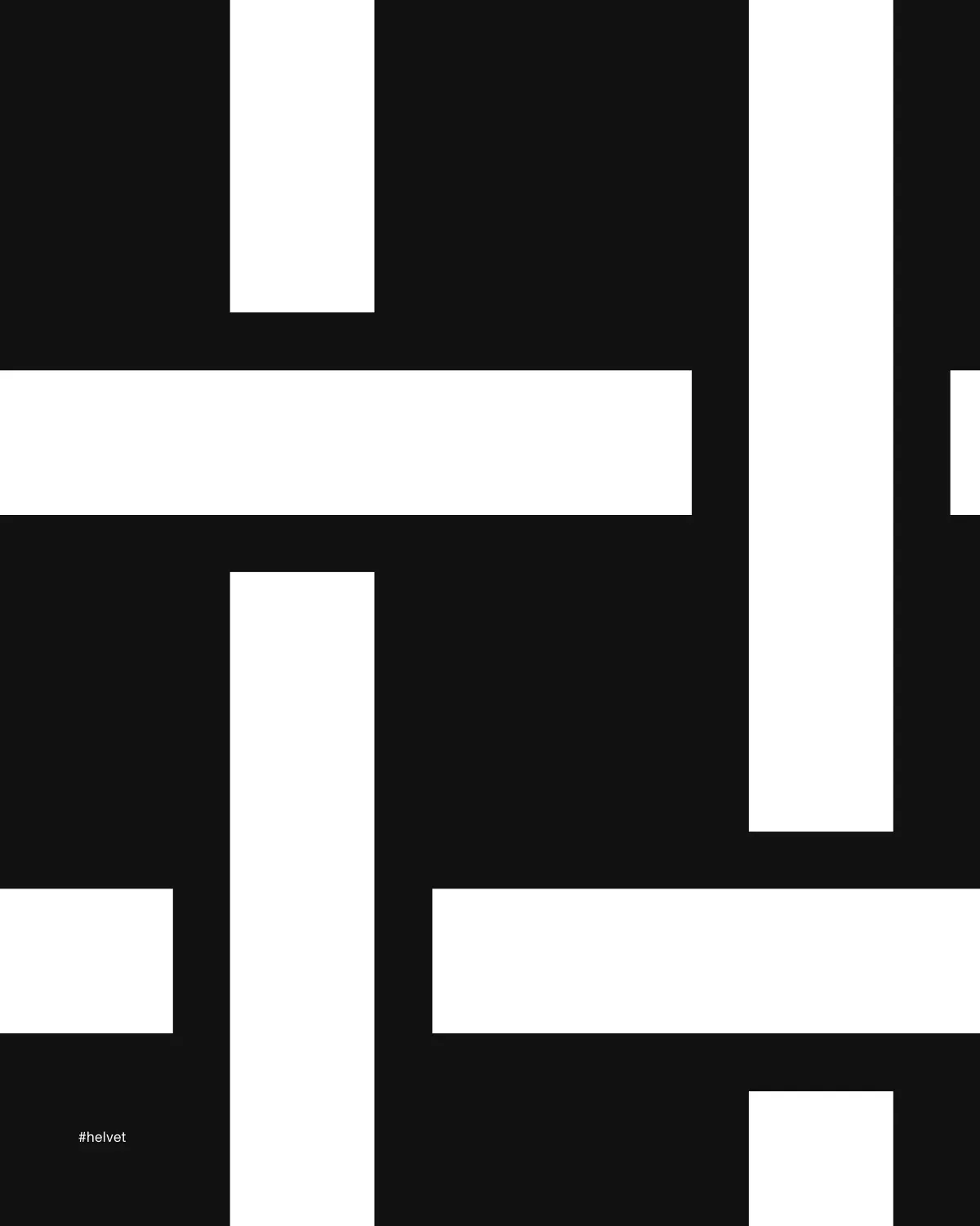 Le dièse en détail, en grandes barres noires