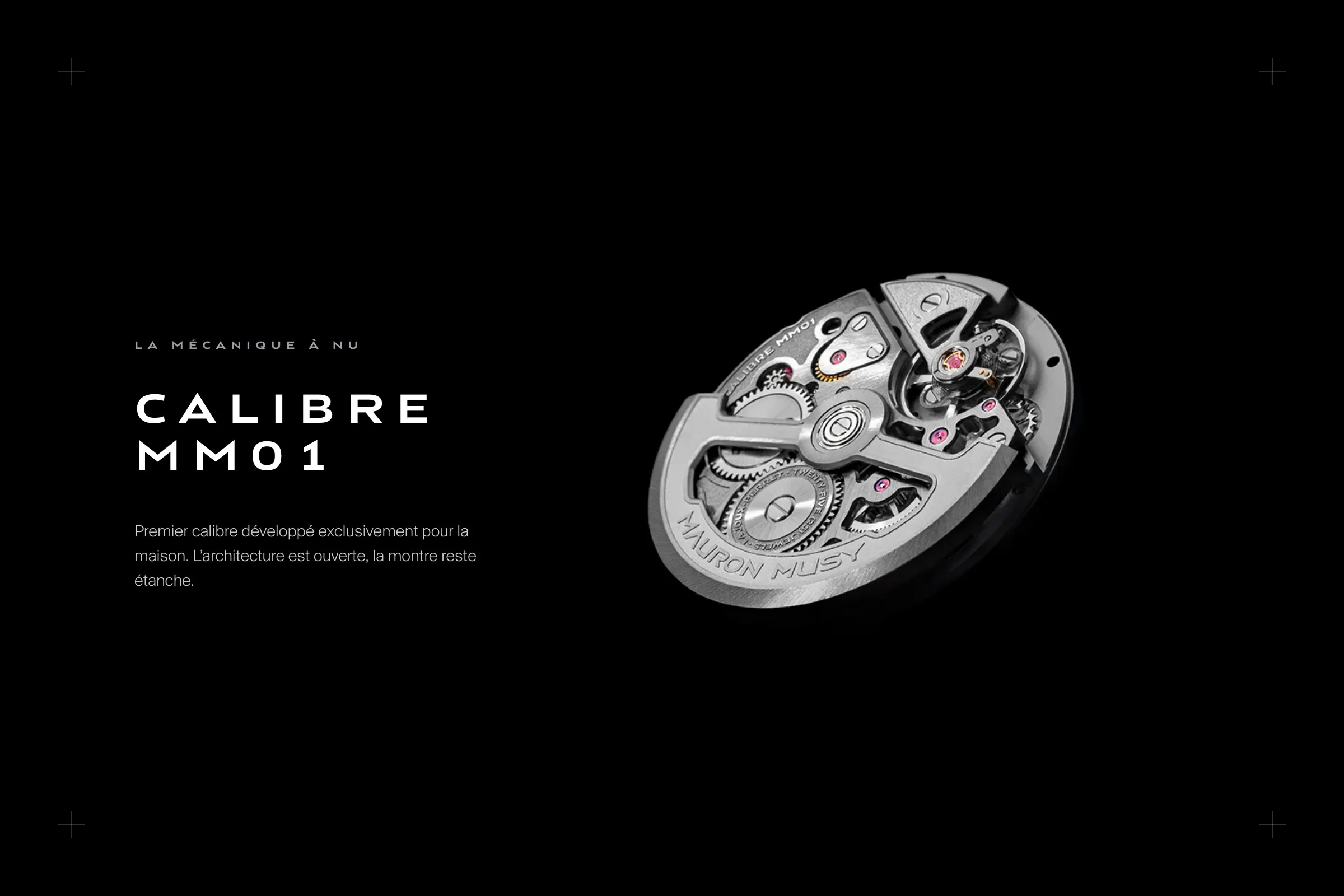 Le calibre MM01
