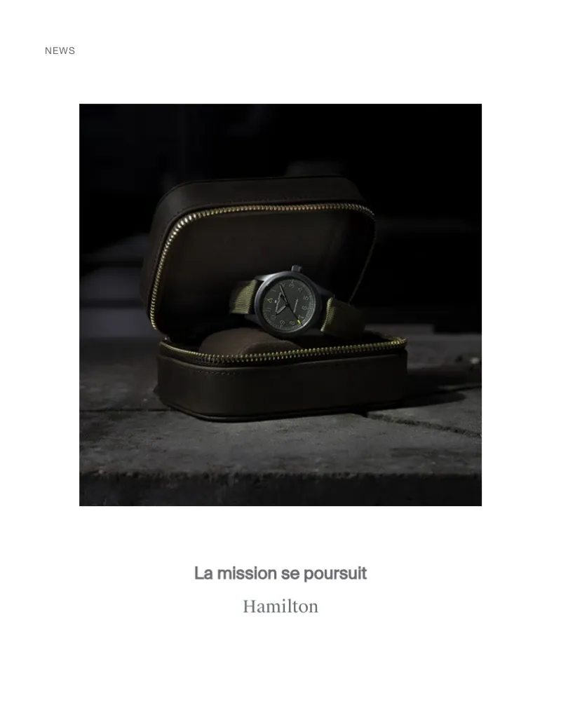 Une carte News : Hamilton