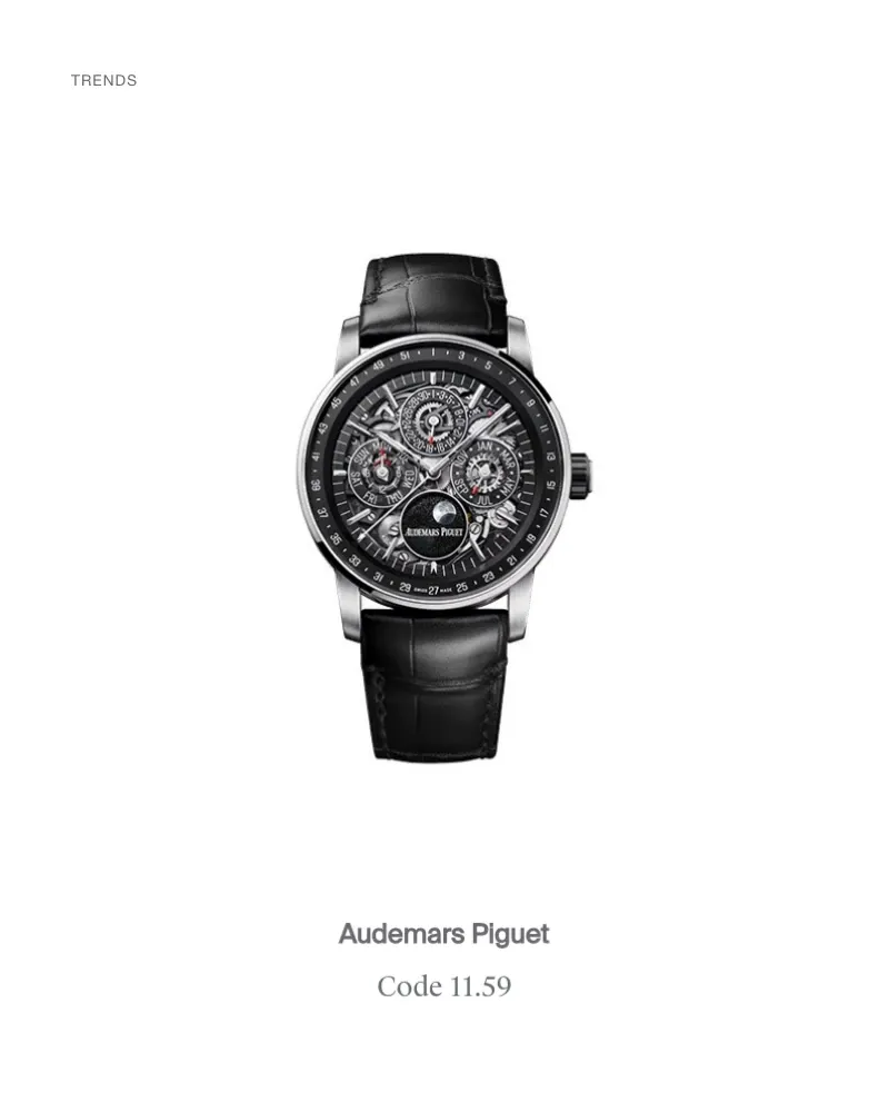 Une carte Trends : Audemars Piguet Code 11.59