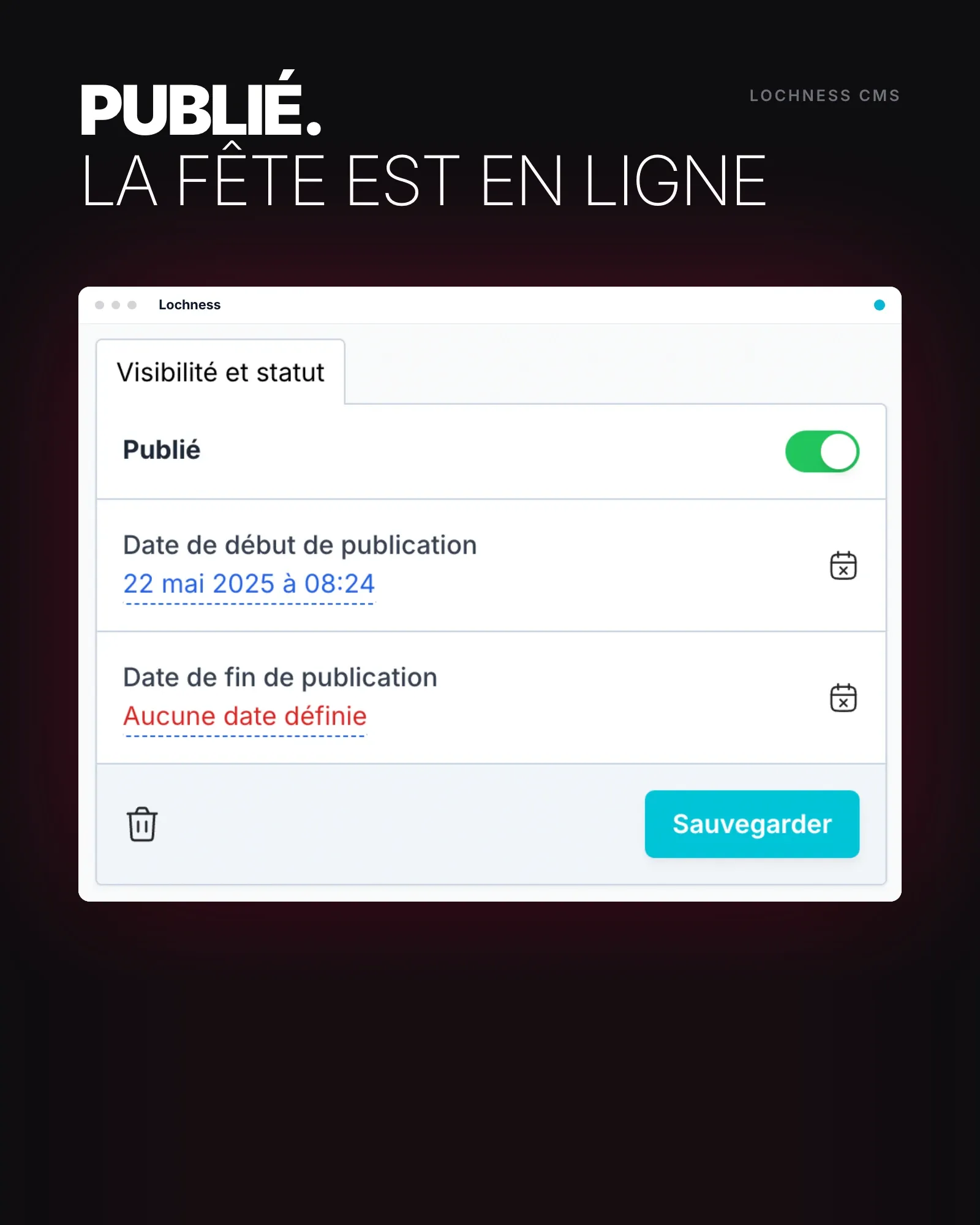 Publication programmée dans Lochness