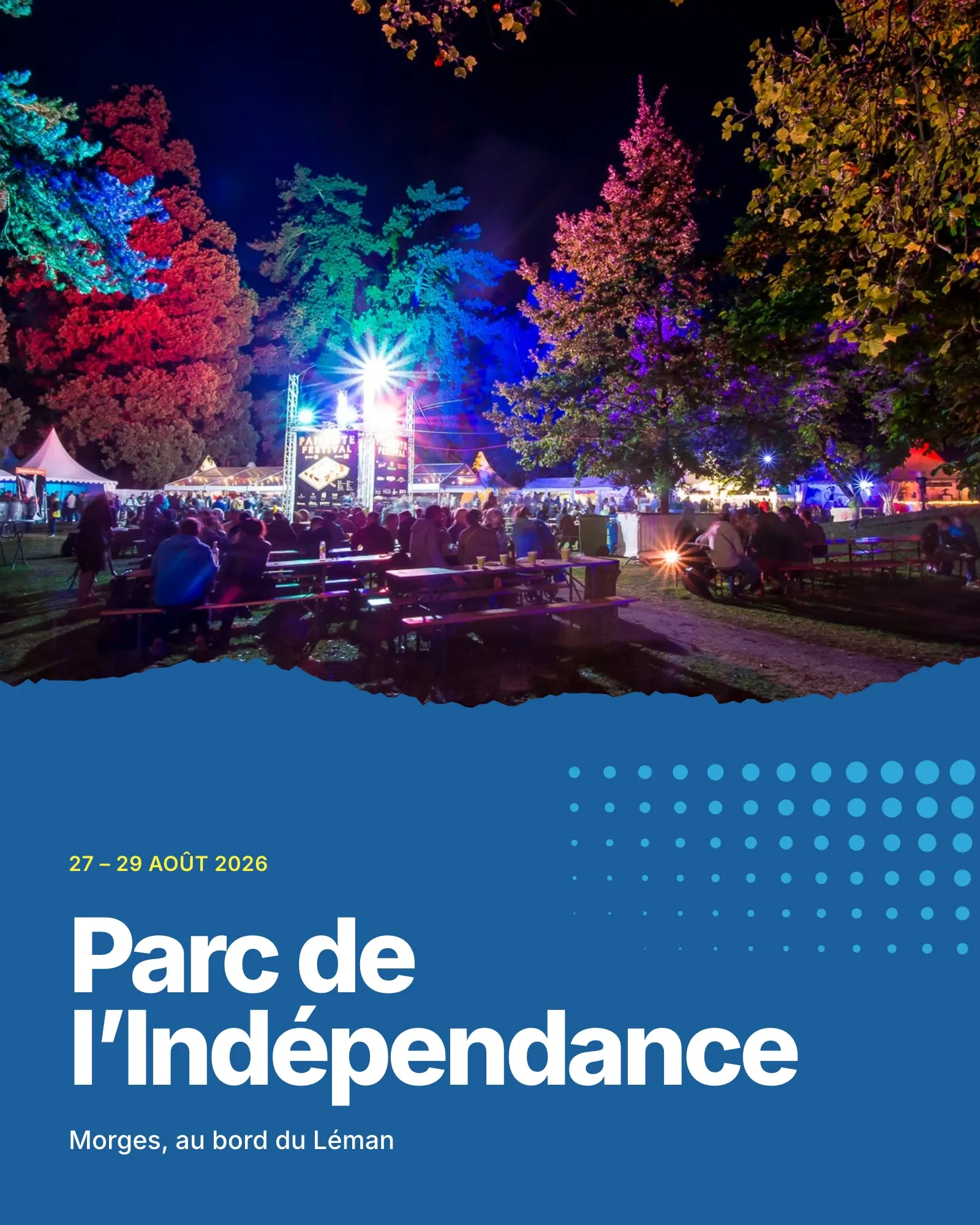 Le Parc de l'Indépendance, à Morges