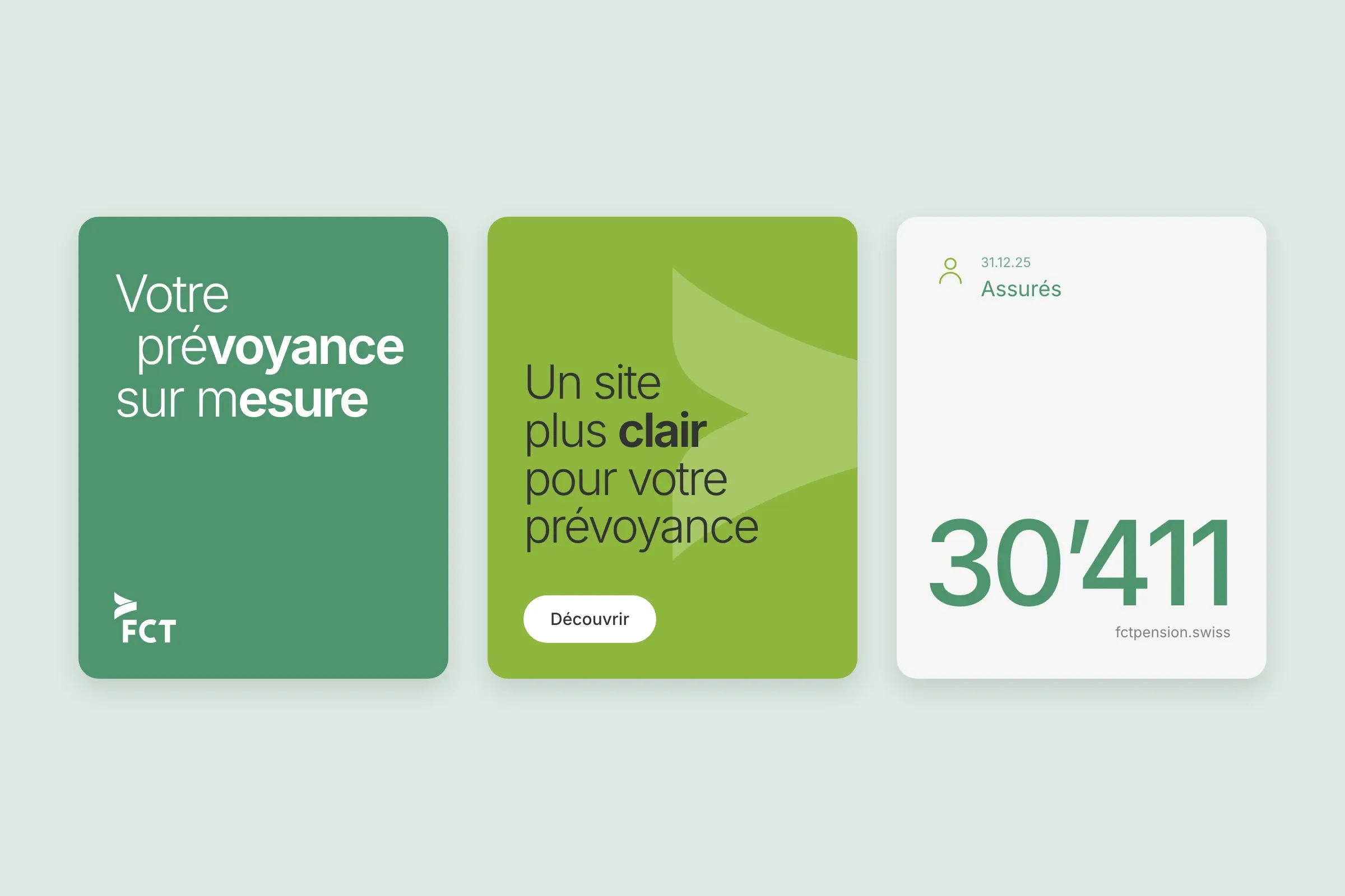 Les cartes déclinées pour les publications LinkedIn