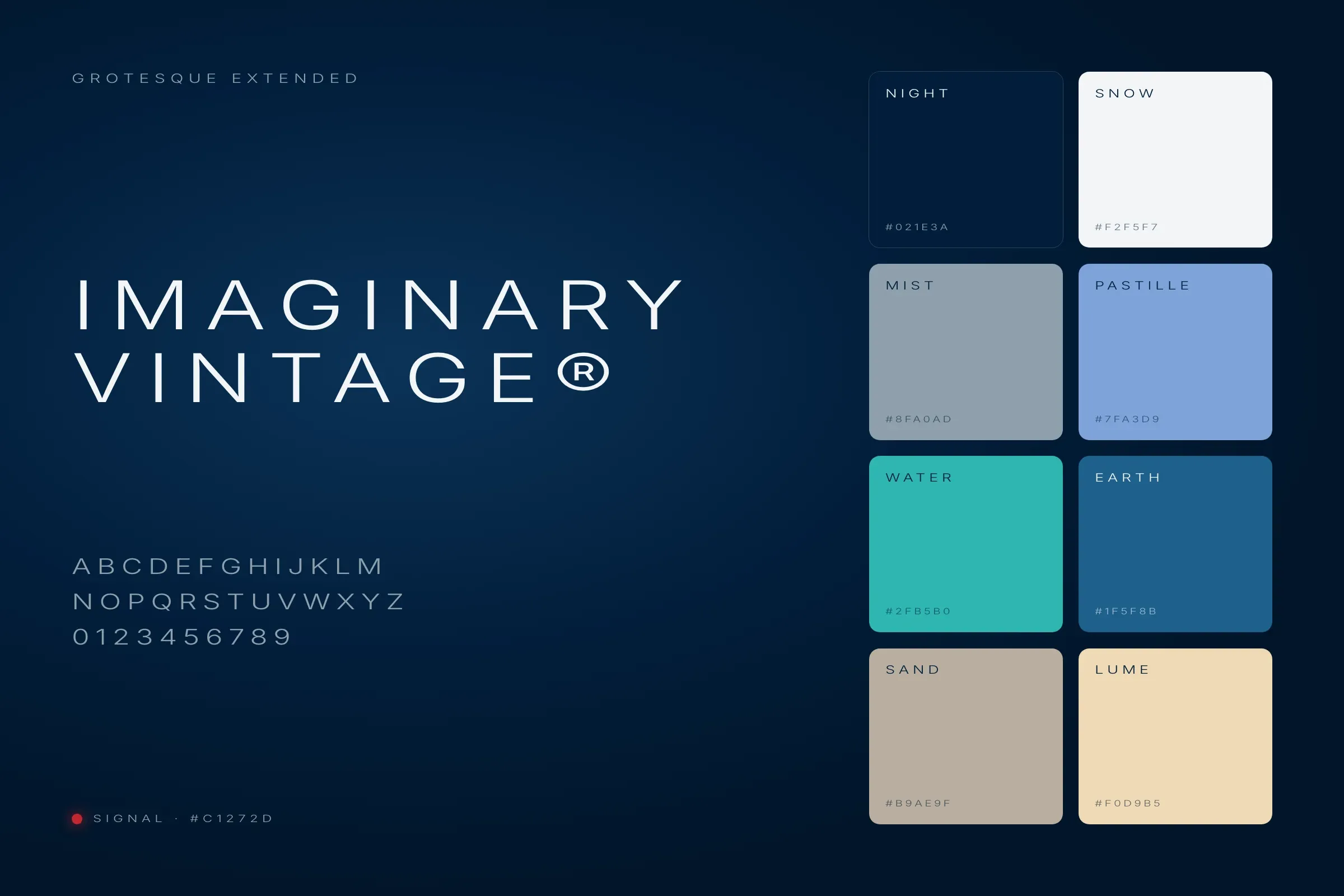 La typographie et la palette de couleurs