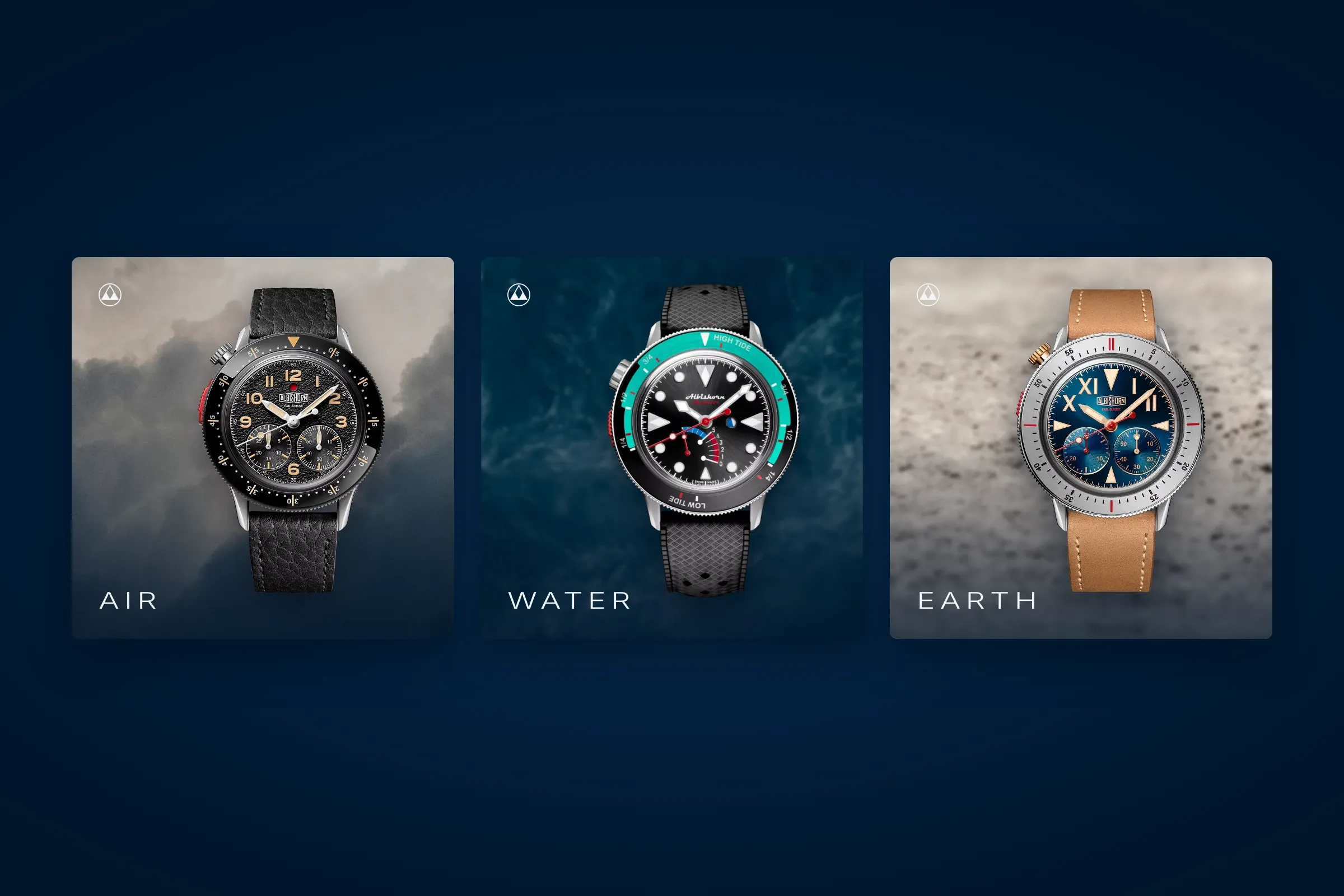 Trois modèles : Air, Water et Earth