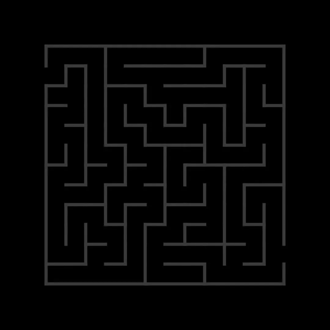 Le chemin qui se trace dans le labyrinthe