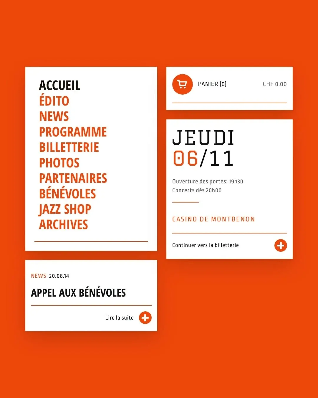 Les cartes se posent une à une sur le mur