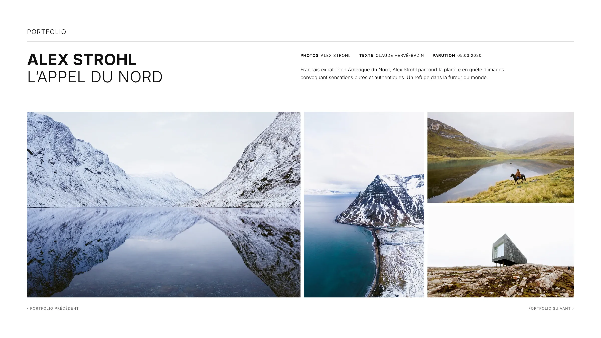 Le portfolio d'Alex Strohl