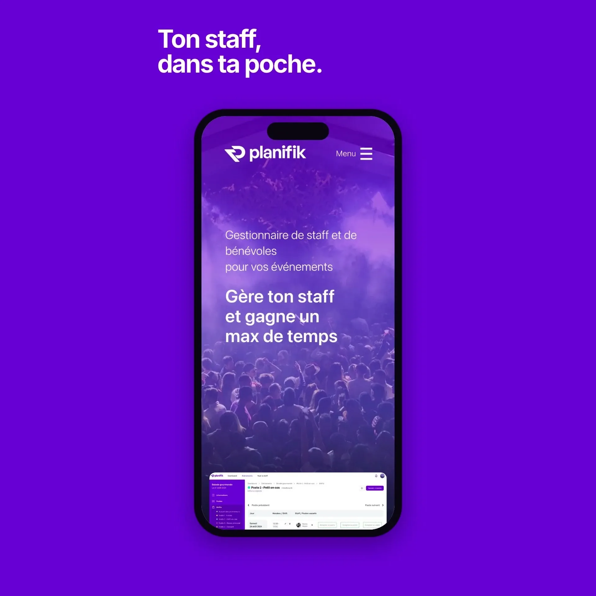 Ton staff, dans ta poche