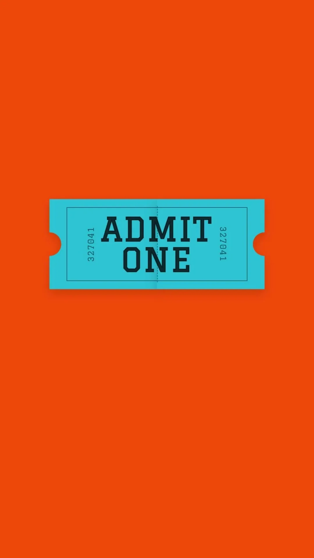 Le billet Admit One se déchire : complet