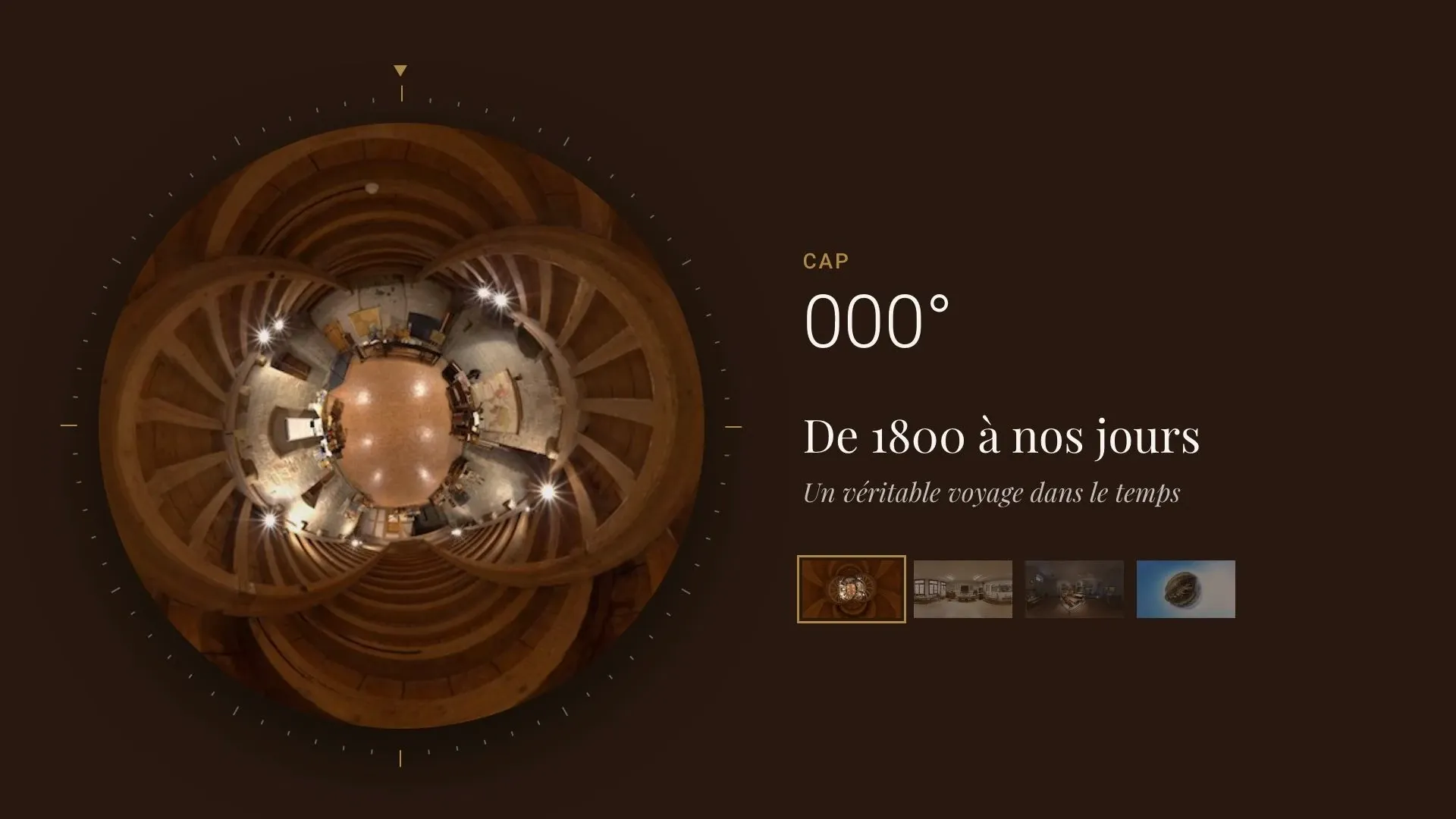 La visite De 1800 à nos jours, à 360°