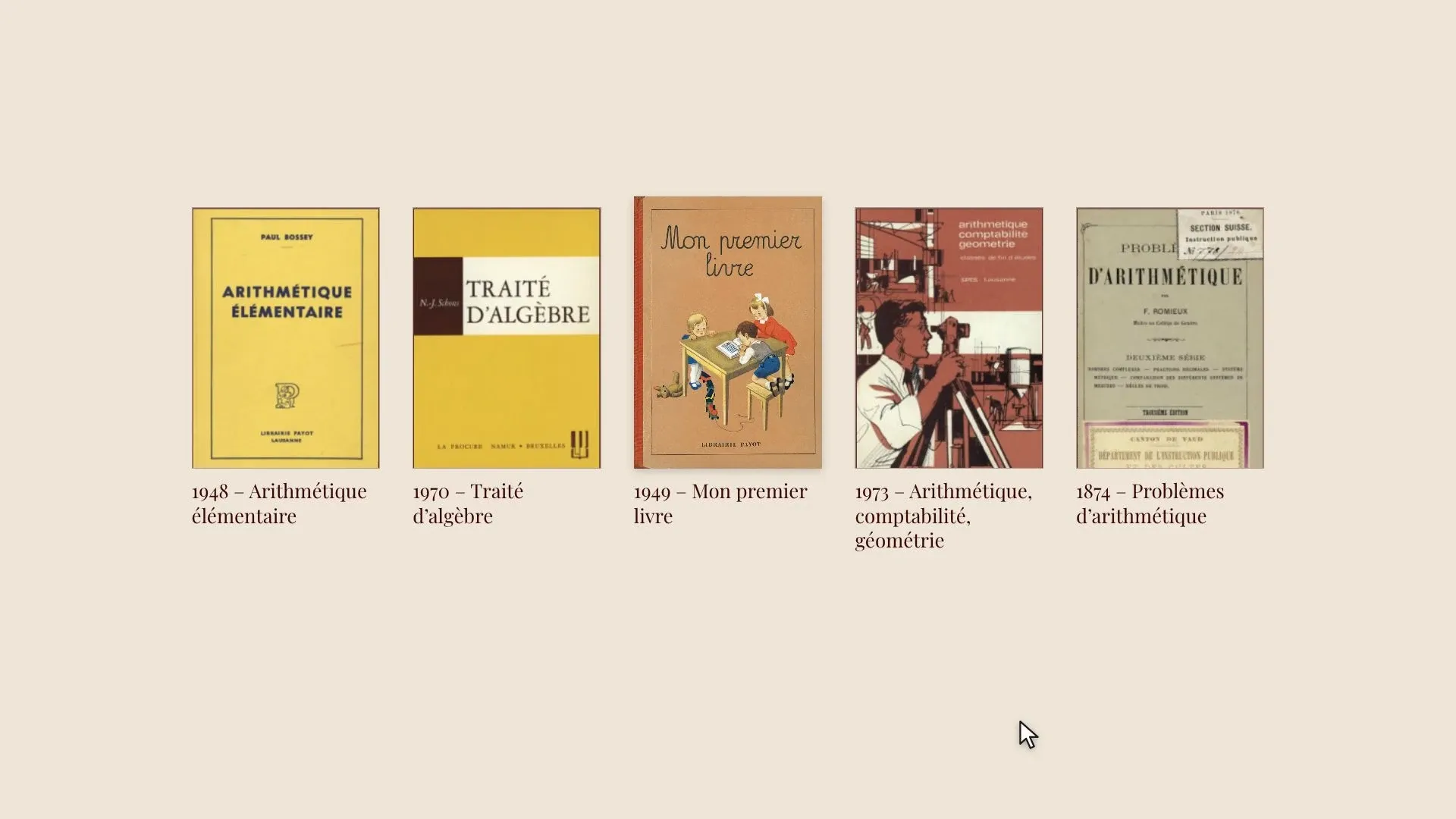 Une vignette s’ouvre sur la fiche de Mon premier livre