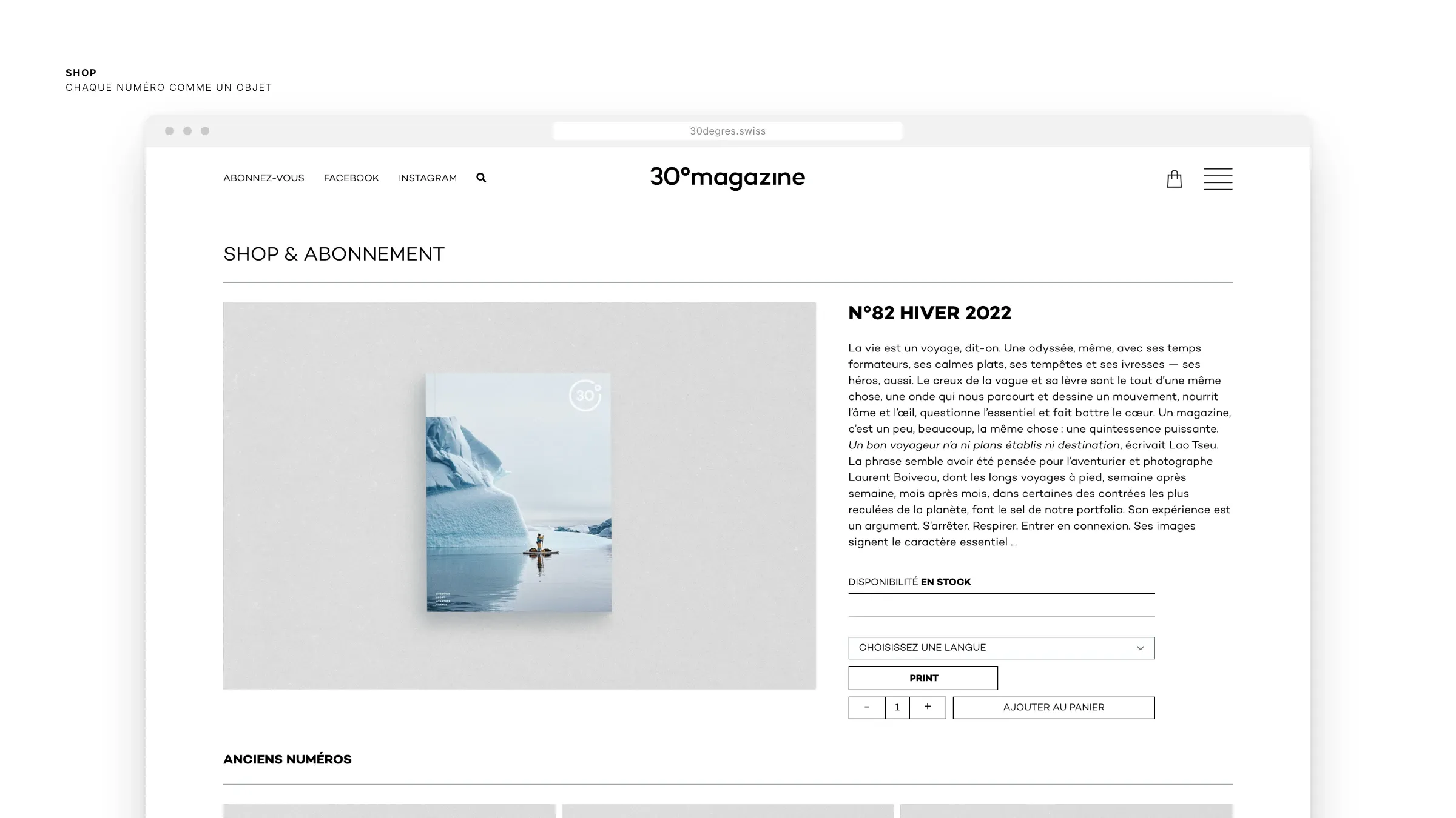 La fiche du N°82 hiver 2022