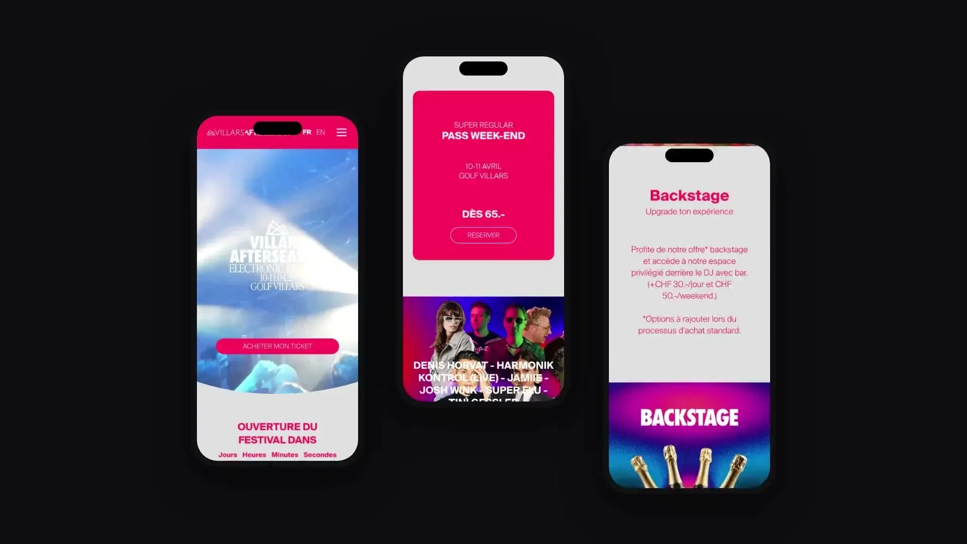 Défilement d'une édition sur mobile
