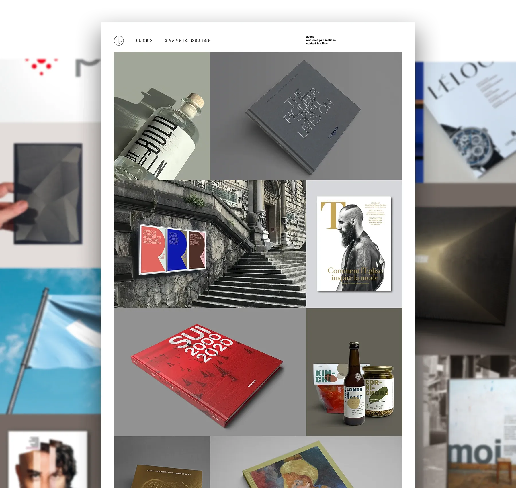 Le portfolio sur ordinateur